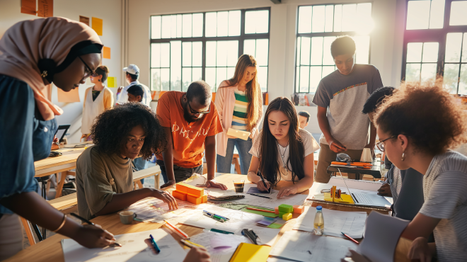 An example cover image depicting icons of some popular media organisations.